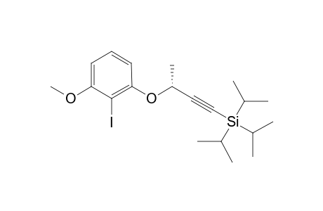 (+)-[(3R)-3-(2-Iodo-3-methoxyphenoxy)but-1-yn-1-yl][tris(1-methylethyl)]silane