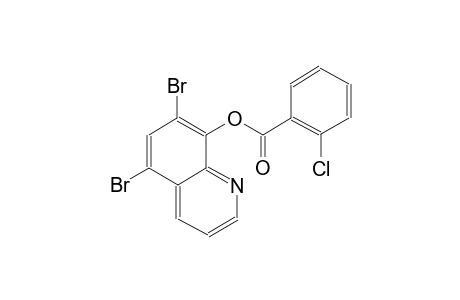 benzoic acid, 2-chloro-, 5,7-dibromo-8-quinolinyl ester