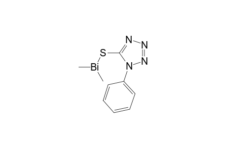 5-Mercapto-1-phenyl-1,2,3,4-tetrazolatodimethylbismuthine
