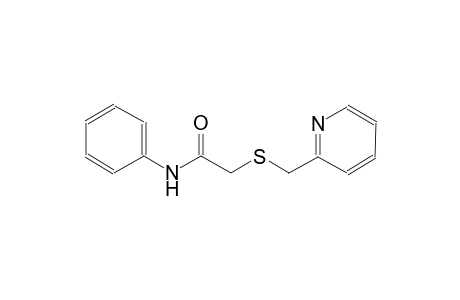 acetamide, N-phenyl-2-[(2-pyridinylmethyl)thio]-