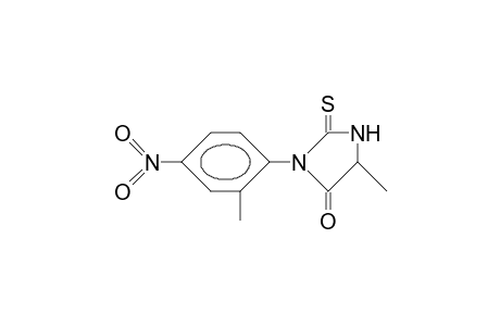 5-Methyl-3-(2-methyl-4-nitro-phenyl)-2-thioxo-4-imidazolidinone