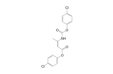 4-Chlorophenyl (Z)-3-[(4-chlorophenoxy)carbonylamino]but-2-enoate