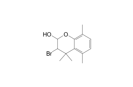 3-Bromo-2-hydroxy-4,4,5,8-tetramethyl-3,4-dihydro-2H-1-benzopyran