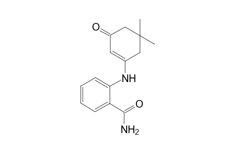 2-[(5,5-Dimethyl-3-oxo-1-cyclohexenyl)amino]benzamide