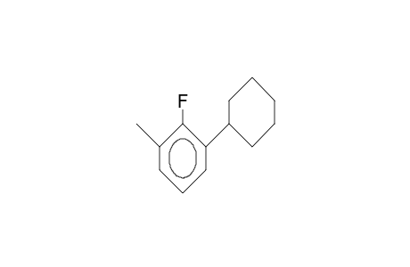 Benzene, 1-cyclohexyl-2-fluoro-3-methyl-