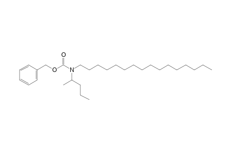 Carbonic acid, monoamide, N-(2-pentyl)-N-hexadecyl-, benzyl ester