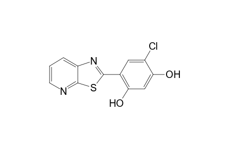 4-Chloro-6-(1,3-thiazolo[5,4-b]pyridin-2-yl)benzene-1,3-diol