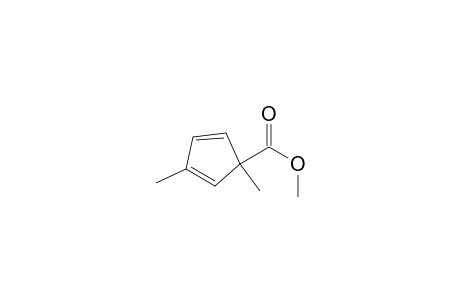 1,3-dimethyl-1-cyclopenta-2,4-dienecarboxylic acid methyl ester