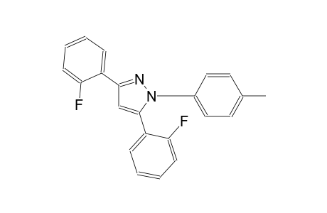 3,5-bis(2-fluorophenyl)-1-(4-methylphenyl)-1H-pyrazole