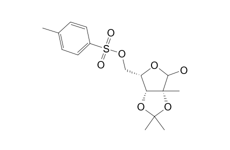 2,3-O-ISOPROPYLIDENE-2-C-METHYL-5-O-PARA-TOLYLSULFONYL-L-LYXOFURANOSE;ANOMER-A