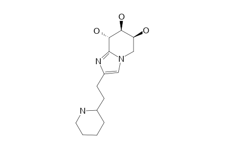 (6S,7S,8S)-2-[2-(PIPERIDIN-2-YL)-ETHYL]-5,6,7,8-TETRAHYDROIMIDAZO-[1,2-A]-PYRIDINE-6,7,8-TRIOL