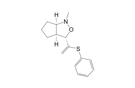 (3S*,3aS*,6aR*)-1-Methyl-3-[1-(phenylthio)ethenyl]hexahydro-1H-cyclopent[c]isoxazole