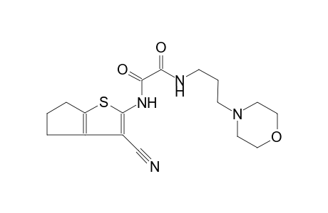 ethanediamide, N~1~-(3-cyano-5,6-dihydro-4H-cyclopenta[b]thien-2-yl)-N~2~-[3-(4-morpholinyl)propyl]-