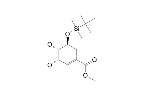 METHYL-(3R,4R,5R)-5-[(TERT.-BUTYL)-DIMETHYLSILYLOXY]-3,4-DIHYDROXYCYCLOHEX-1-ENE-1-CARBOXYLATE