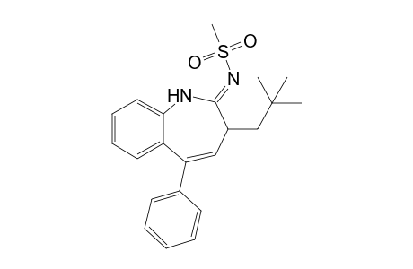 2,3-Dihydro-3-(2',2'-dimethylpropyl)-2-[N-(methylsulfonyl)imino]-5-phenyl-1H-benz[b]azepine