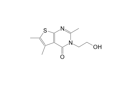 thieno[2,3-d]pyrimidin-4(3H)-one, 3-(2-hydroxyethyl)-2,5,6-trimethyl-