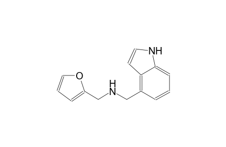 1H-indole-4-methanamine, N-(2-furanylmethyl)-