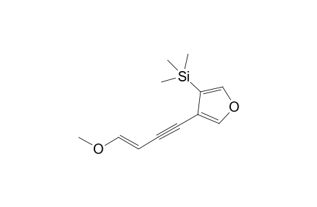 3-(Trimethylsilyl)-4-[4'-methoxy-3'-buten-1'-ynyl]furan