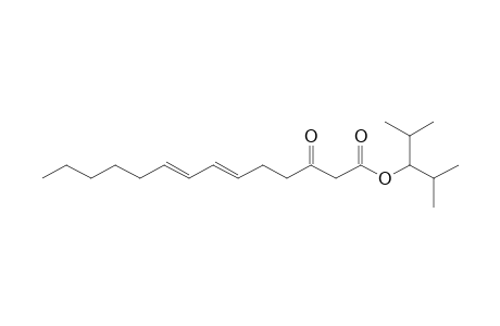 [2'-Methyl-1'-(1"-methylethyl)propyl] 3-oxotetradeca-6,8-dienoate