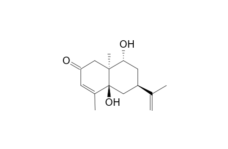7-(1'-Methyleneethyl)-1,4a-dimethyl-5,8a-dihydroxy-5,3,4,5,6,7,8,4a,8a-octahydronaphthalen-3-one