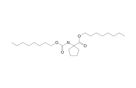 1-Aminocyclopentanecarboxylic acid, N-(octyloxycarbonyl)-, octyl ester