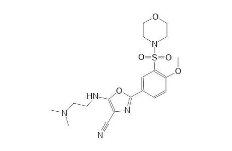 4-oxazolecarbonitrile, 5-[[2-(dimethylamino)ethyl]amino]-2-[4-methoxy-3-(4-morpholinylsulfonyl)phenyl]-