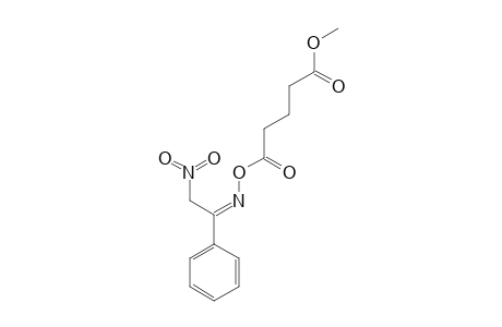 METHYL-5-OXO-5-[[(1-PHENYL-2-NITROETHYLIDENE)-AMINO]-OXY]-VALERATE