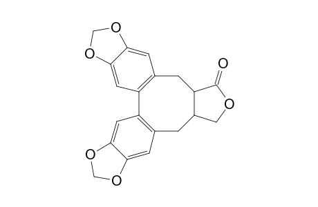 Furo[3',4':6,7]cycloocta[1,2-f:3,4-f']bis[1,3]benzodioxol-6(5aH)-one, 5,8,8a,9-tetrahydro-, stereoisomer