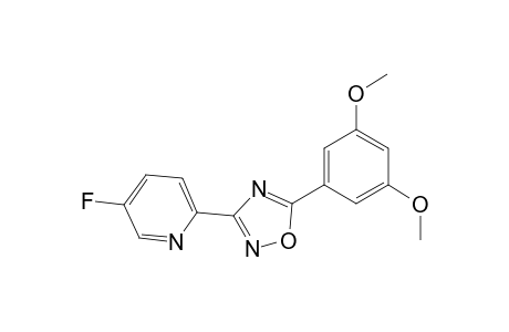3-(5-fluoropyrid-2-yl)-5-(3,5-dimethoxyphenyl)-1,2,4-oxadiazole