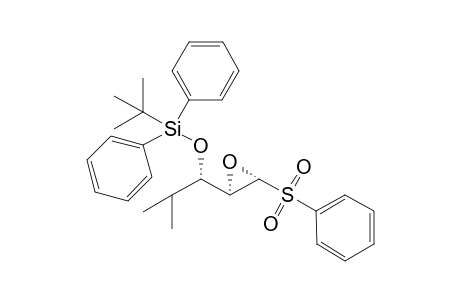 2(R)-[1'(S)-(tert-Butyldiphenylsiloxy)-2'-methylpropyl]-3-(R)-(phenylsulfonyl)oxirane
