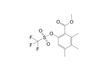 Methyl 2,3,4-Trimethyl-6-(trifluoromethylsulfonyloxy)benzoate