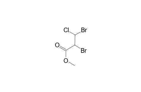 erythro-3-chloro-2,3-dibromopropanoic acid methyl ester