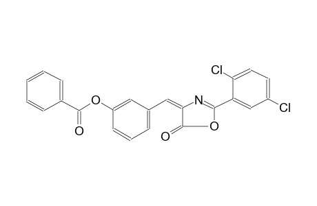 5(4H)-oxazolone, 4-[[3-(benzoyloxy)phenyl]methylene]-2-(2,5-dichlorophenyl)-, (4E)-