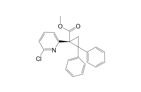 (1R)-1-(6-chloro-2-pyridinyl)-2,2-diphenyl-1-cyclopropanecarboxylic acid methyl ester