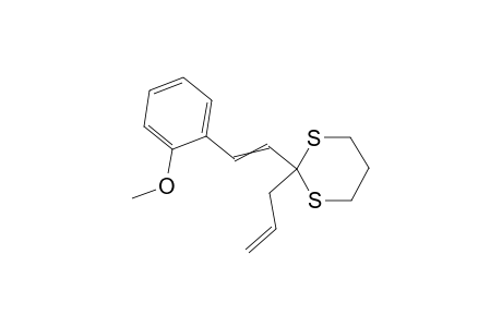 2-Allyl-2-(2-methoxystyryl)-1,3-dithiane