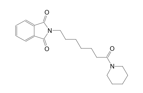 2-[7-oxo-7-(1-piperidinyl)heptyl]-1H-isoindole-1,3(2H)-dione