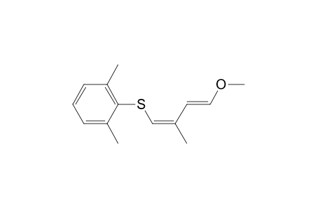 4-Methyoxy-2-methyl-1-((2,6-dimethylphenyl)thio)buta-1,3-diene