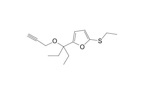 .alpha.,.alpha.-Diethyl-5-(ethylthio)-2-furfuryl propargyl ether