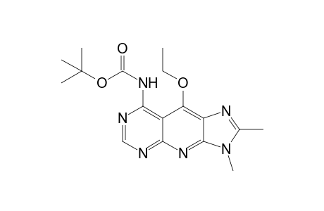tert-Butyl (2,3-dimethyl-9-ethoxy-3H-1,3,4,5,7-pentazacyclopenta[b]naphthalen-8-yl)carbamate