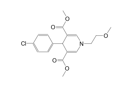 dimethyl 4-(4-chlorophenyl)-1-(2-methoxyethyl)-1,4-dihydro-3,5-pyridinedicarboxylate