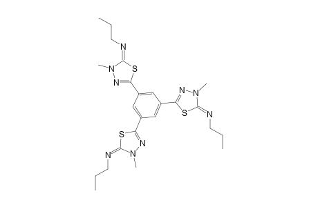 2,2',2"-(1,3,5-Benzenetriyl)tris[5-(propylimino)-4,5-dihydro-4-methyl-1,3,4-thiazole]