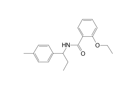 2-ethoxy-N-[1-(4-methylphenyl)propyl]benzamide