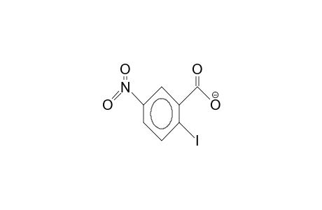 2-Iodo-5-nitro-benzoic acid, anion
