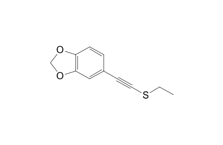 (3,4-Methylenedioxyphenyl)ethynyl Ethyl Sulfide