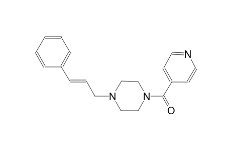 [4-(3-Phenylallyl)piperazin-1-yl](pyridin-4-yl)methanone