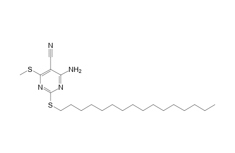 4-Amino-2-n-cetylthio-5-cyano-6-methylthiopyrimidine