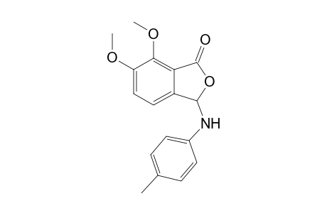 3H-Isobenzofuran-1-one, 6,7-dimethoxy-3-p-tolylamino-