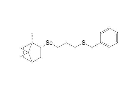 1,7,7-Trimethyl-2-exo-(3'-(benzylsulfanyl)propylselenyl)bicyclo[2.2.1]heptan