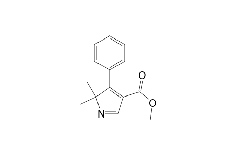 2H-Pyrrole-4-carboxylic acid, 2,2-dimethyl-3-phenyl-, methyl ester