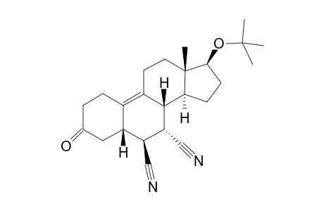 (5S,6S,7S,8R,13S,14S,17S)-17-tert-Butoxy-13-methyl-3-oxo-2,3,4,5,6,7,8,11,12,13,14,15,16,17-tetradecahydro-1H-cyclopenta[a]phenanthrene-6,7-dicarbonitrile